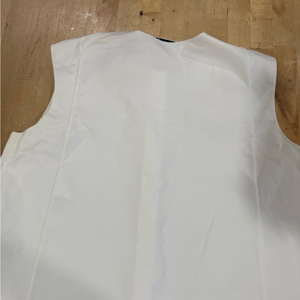 Dior Cream Sleeveless Button-Up Top - Picture 11 of 17
